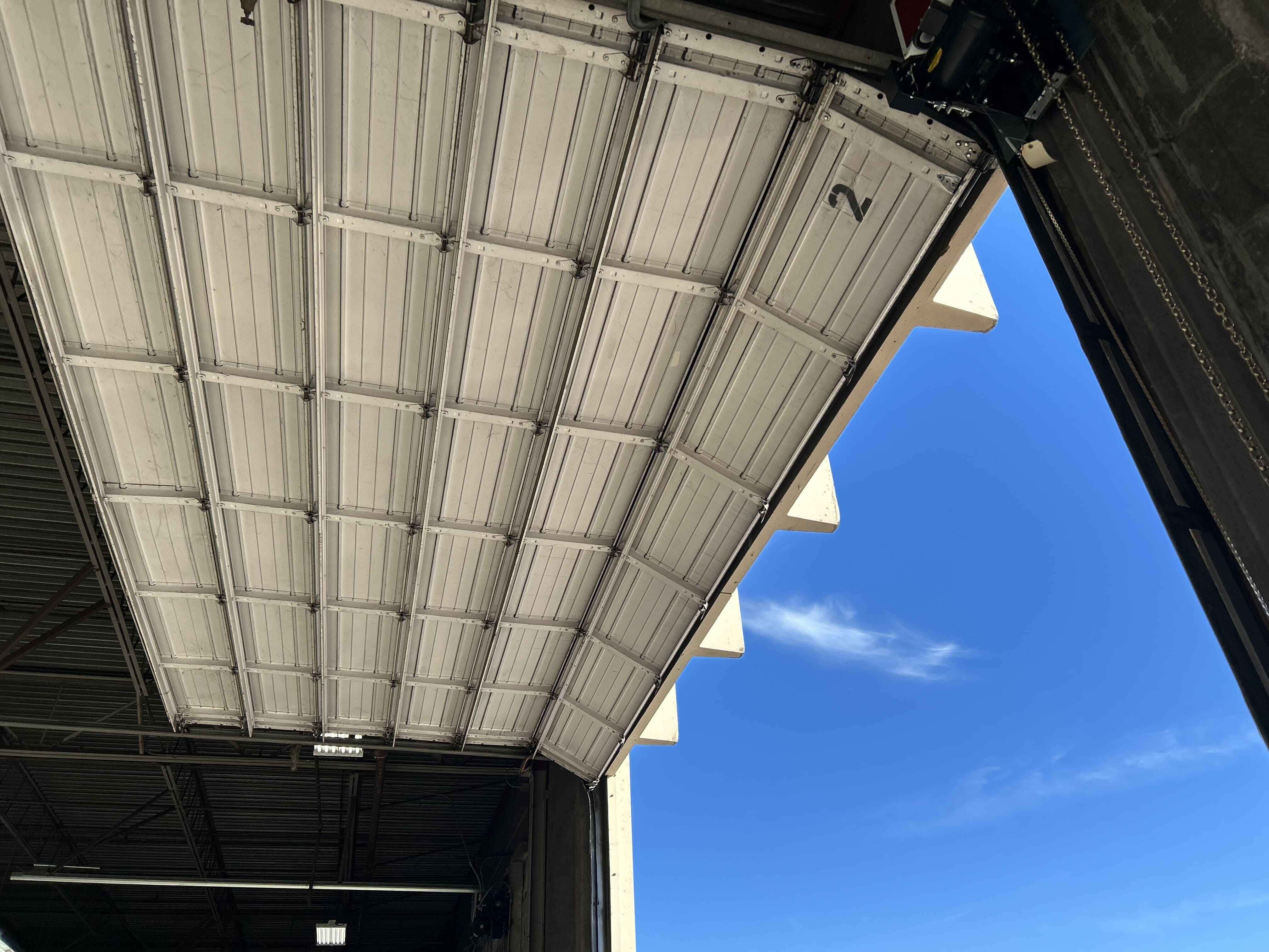 Industrial loading dock overhead door equipment service in Cincinnati