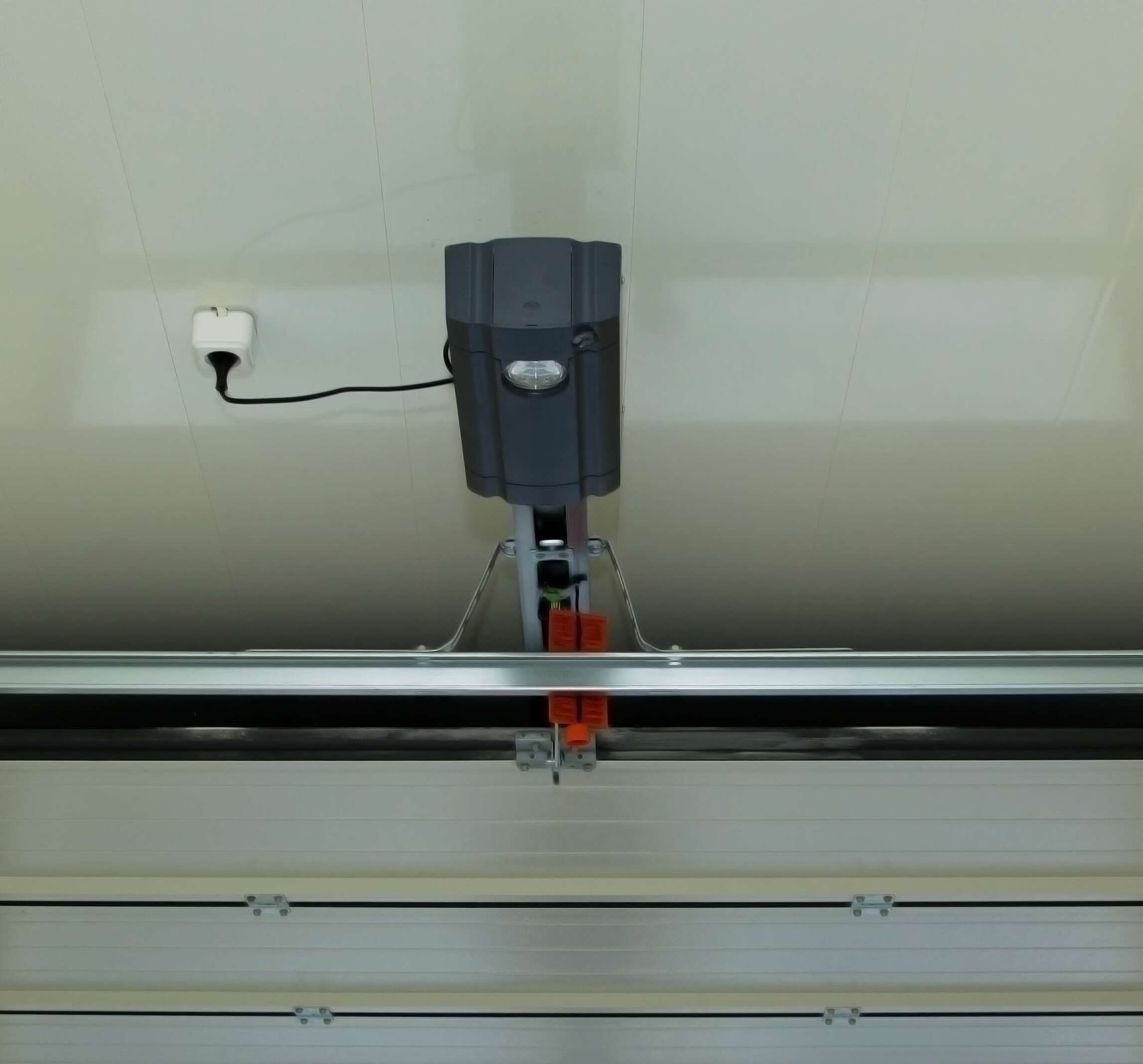 Screw-drive garage door opener repair with threaded rail inspection in Cincinnati