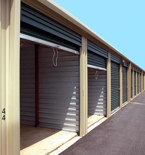 Commercial garage door service at a modern warehouse supporting operations across Cincinnati, OH